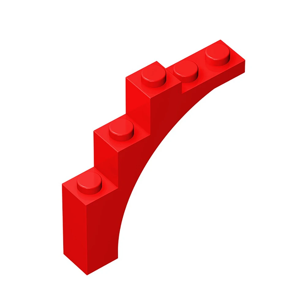 

Building block 767668-2339-14395 MOC/DIY parts accessories 1x5x4 curved brick assembly toy