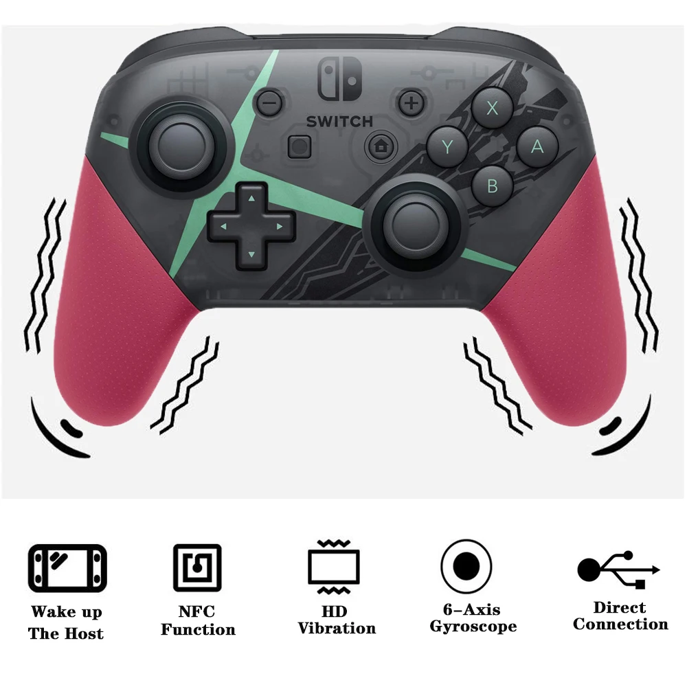 Wireless Bluetooth Switch Pro Controller Gamepad For Nintend Switch/Lite/Steam Game Joystick With NFC And Wake Function