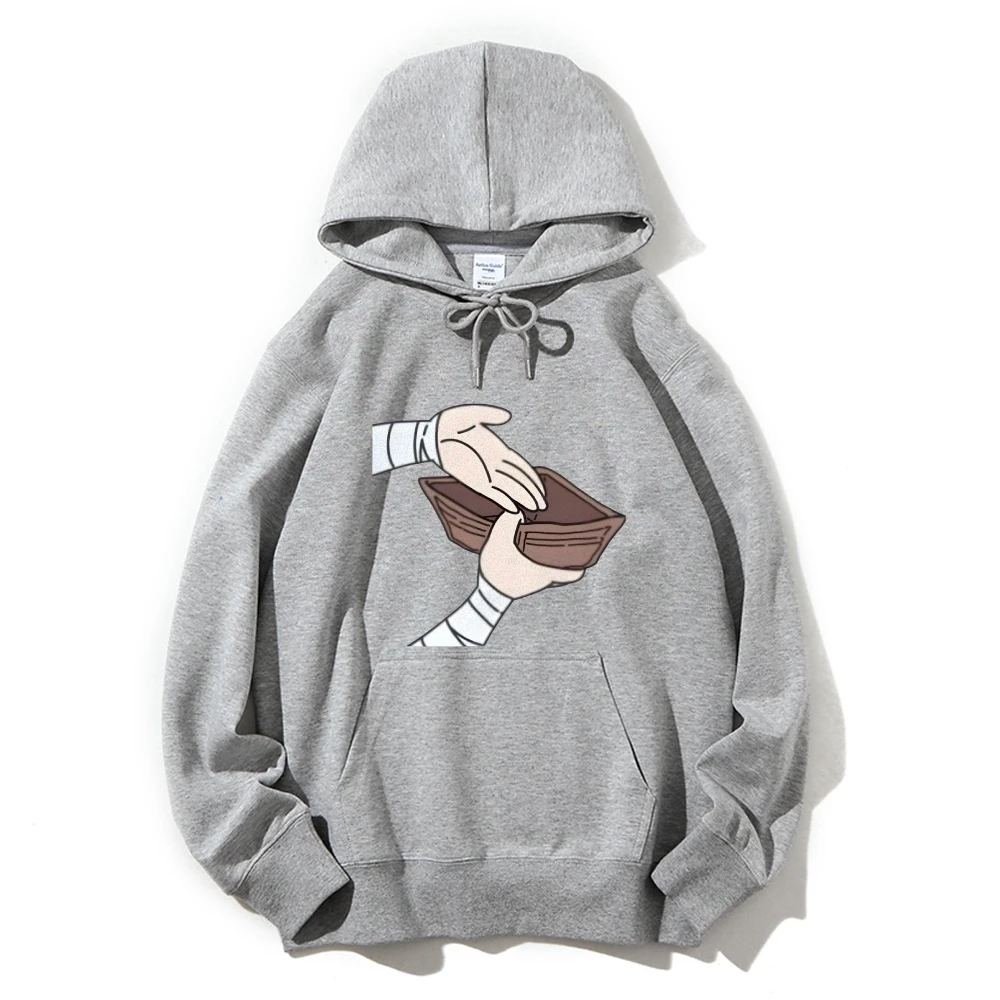 جرافيك هوديس محفظة هوديس قسط القطن جودة عالية المتضخم هوديس ملون بسيط اليد الفن شيك Y2K نمط الملابس #2