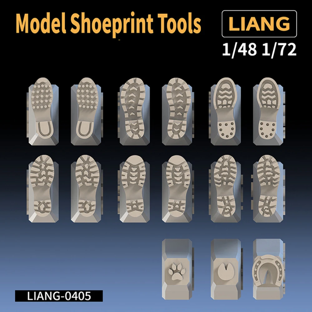 

LIANG-0405 3D-принтеры, модель обуви, инструменты 1/48 1/72 для военной модели, сцена, строительные инструменты для выветривания, хобби, аксессуары для самостоятельного изготовления
