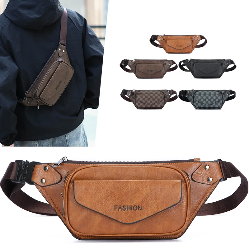 

Модная мужская сумка-мессенджер из нейлона, водонепроницаемая, на одно плечо, высококачественная поясная сумка, многофункциональная нагрудная сумка.