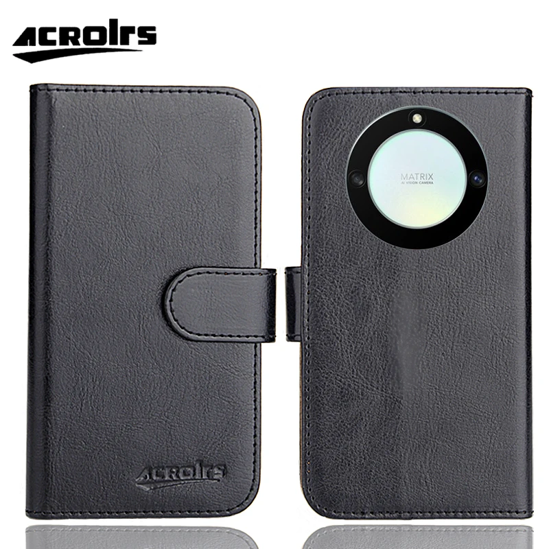 

For Honor X40 Case 6 Colors Fashion Flip Ultra-thin Wallet Card Slots Leather Cover Protective Phone Bags