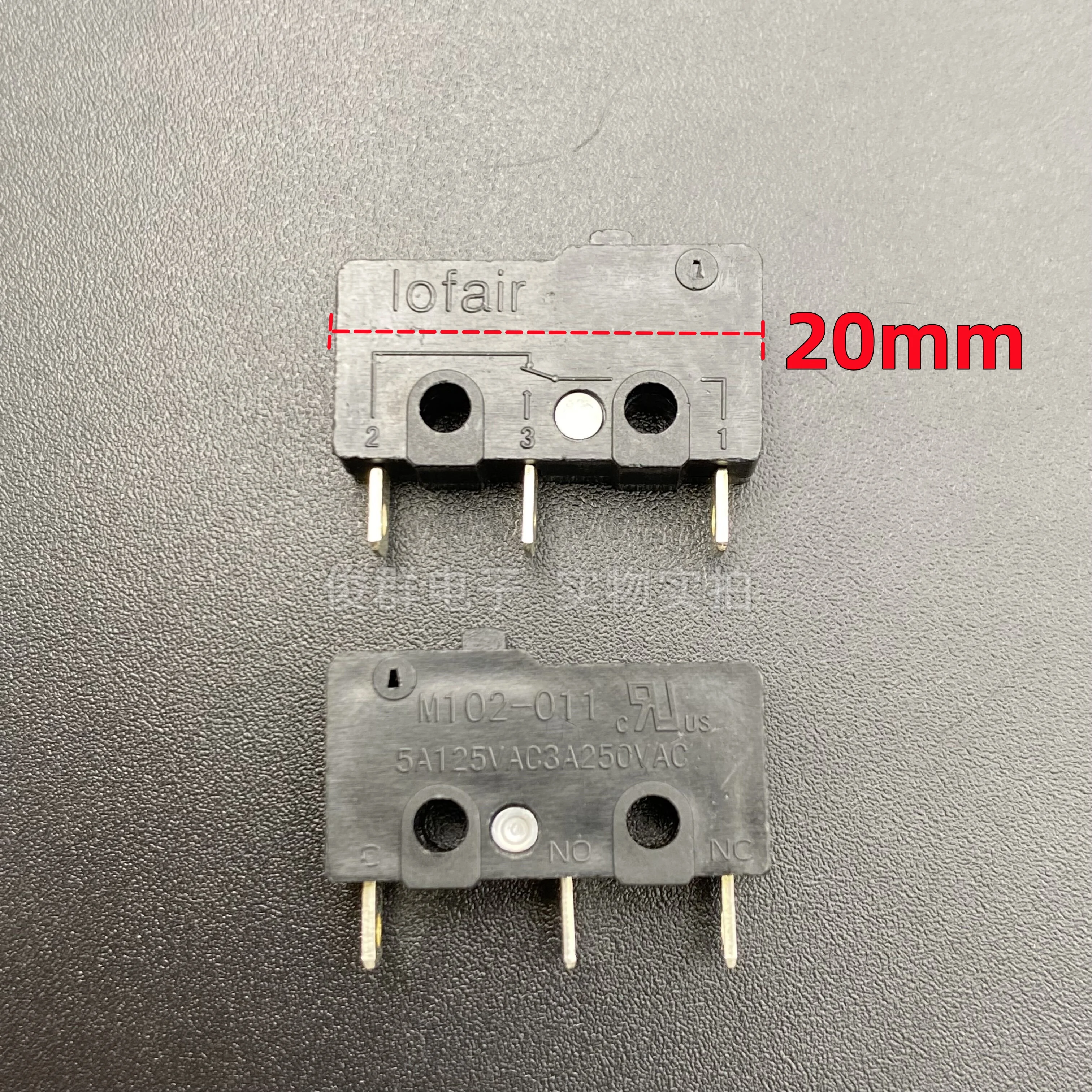 10pcs/ M102-011 medium-sized micro switch water heater travel limit detection reset 3 feet 3A250VAC
