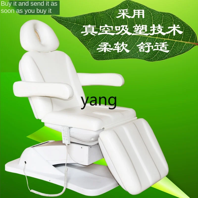 Yjq Electric Beauty Lifting and Foldable Tattoo Couch Multi-Functional Advanced Body Massage Tattoo Beauty Salon Special