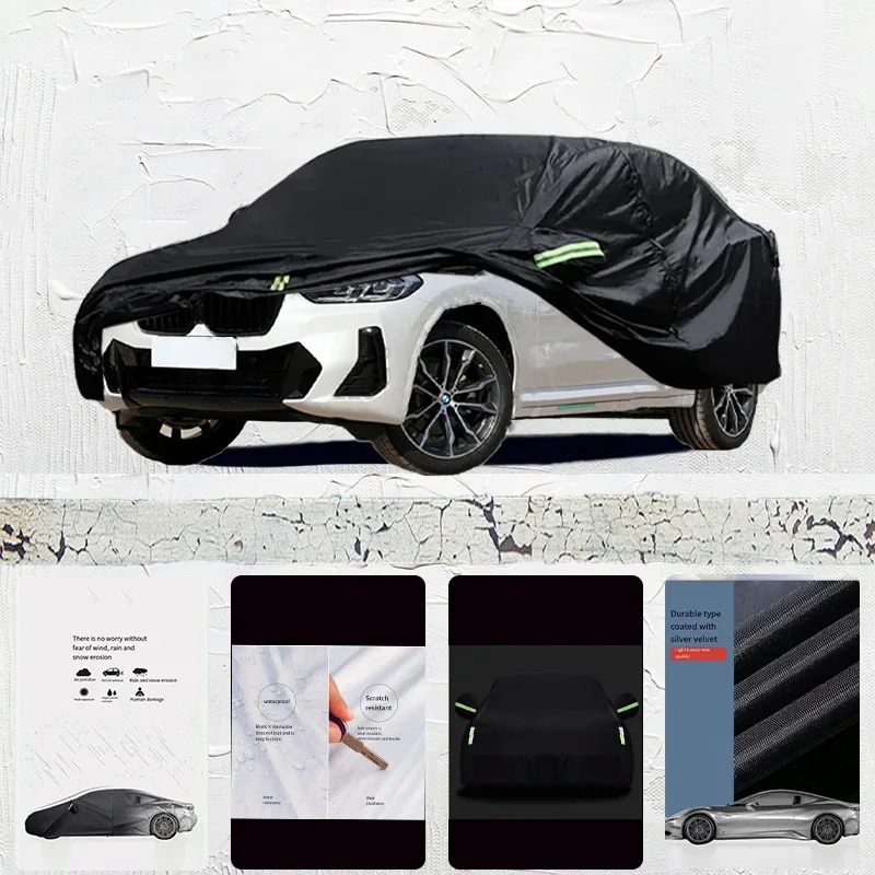 

For-BMW-X3-Car-cover-Exterior-Car-Cover-Black-Outdoor-Protection-Full-Car-Covers-Waterproof-Sunshade