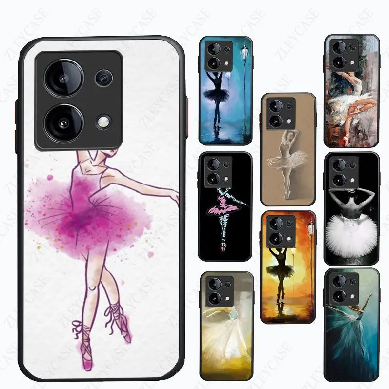 Ballerina dance ballet girl Phone Cover For xiaomi Redmi Note13pro note12pro 11pro note10pro 9pro 8pro K40 12C 9C 9s 9T 8T Cases