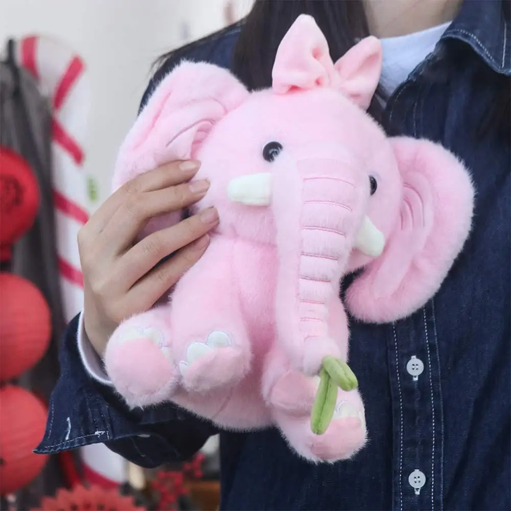 لطيف تاج الفيل أفخم دمية الكرتون محشوة الكرتون الفيل بلوشي Kawaii الإبداعية الحيوان محشوة اللعب ديكور المنزل #4