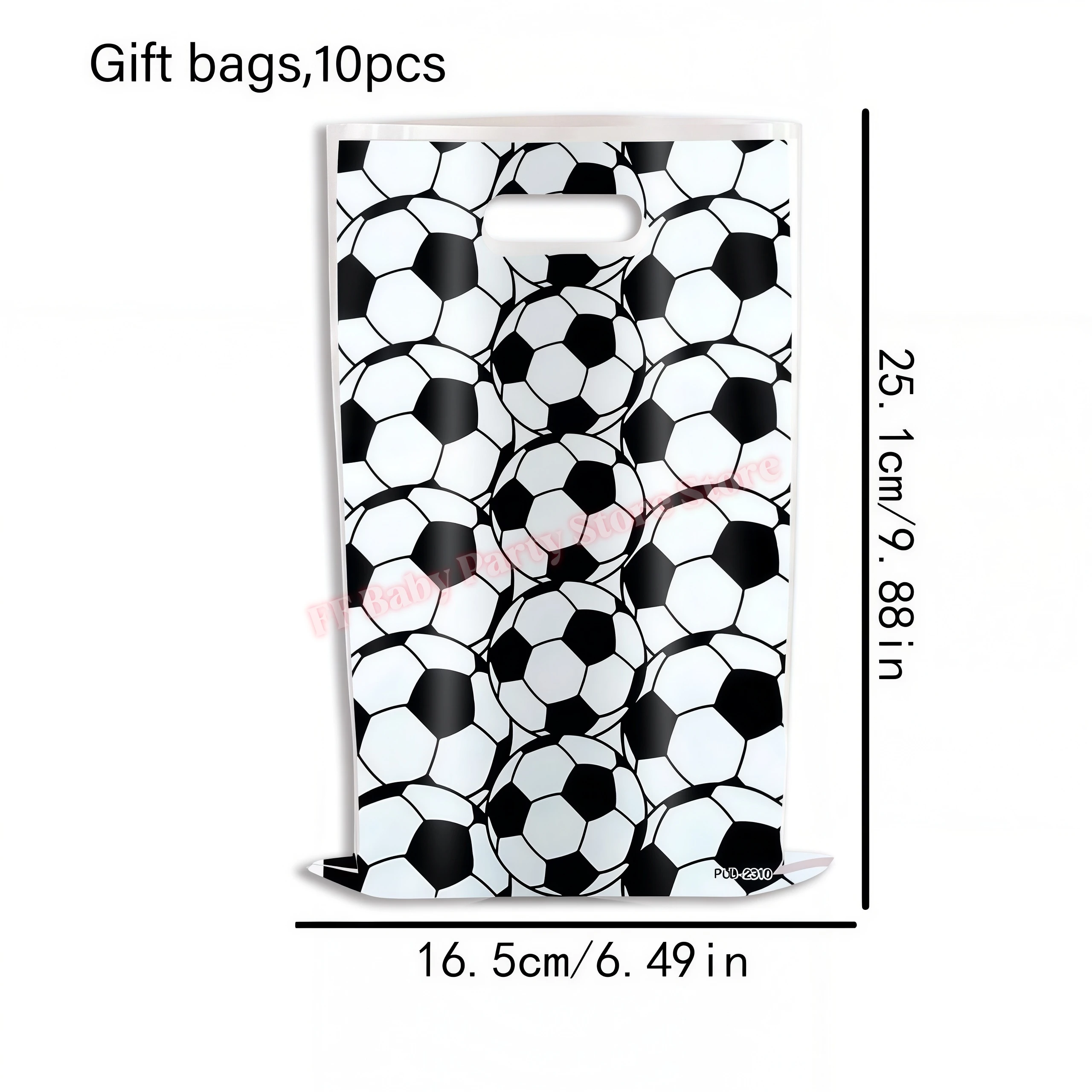 Fußball-Themen-Geschenktüten Fußball-Süßigkeiten-Verpackungsbeutel Handtasche Kinder Jungen Fußball-Match-Partyzubehör Fußball-Geburtstagsparty-Dekoration – Detail 6