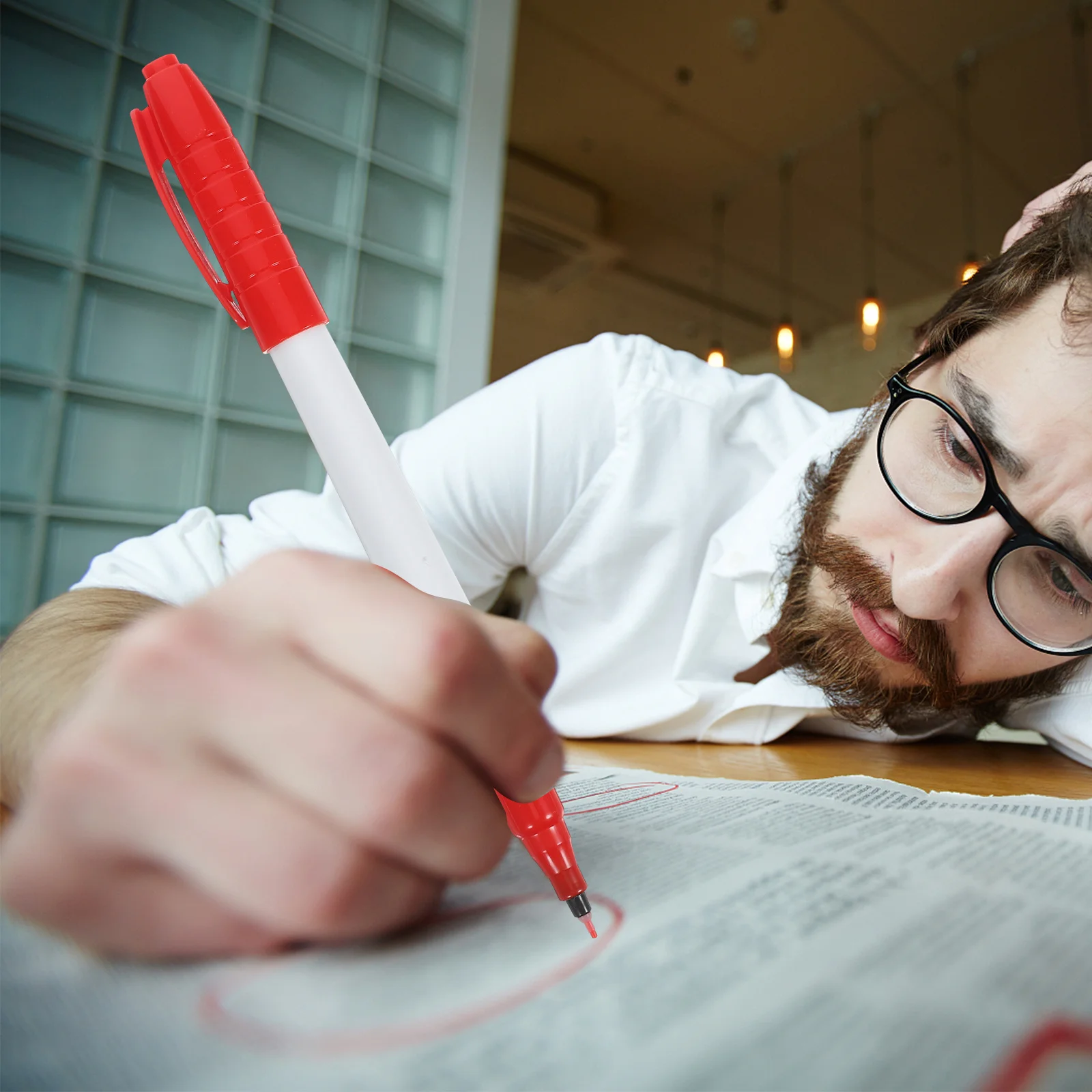 

6 Pcs White Board Pens Markers Bulk Classroom Whiteboard Watercolor Dry Erase Erasable for