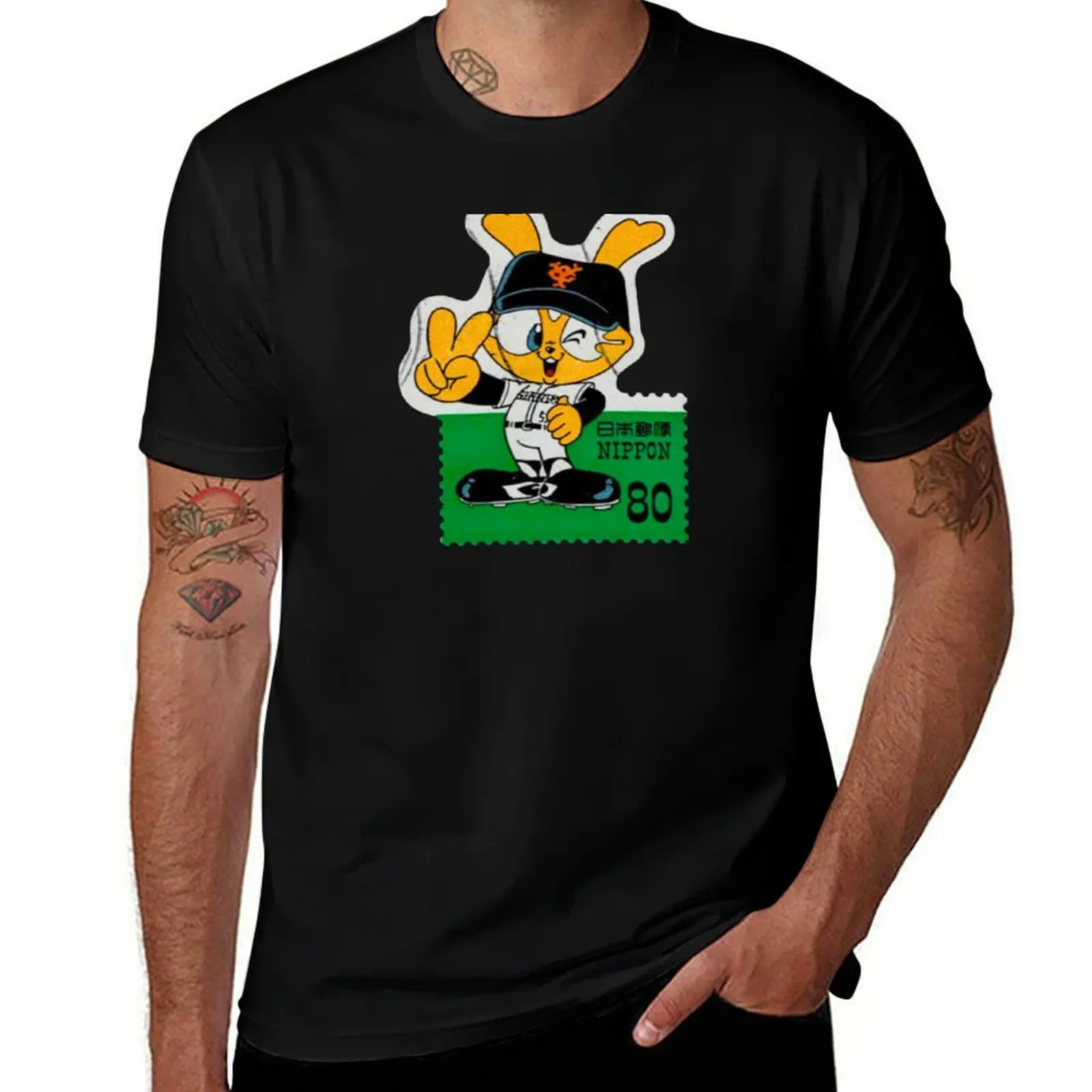 

Yomiuri Giants logo stamp style T-Shirt funny t shirts man t shirts for man graphic tees T-shirt