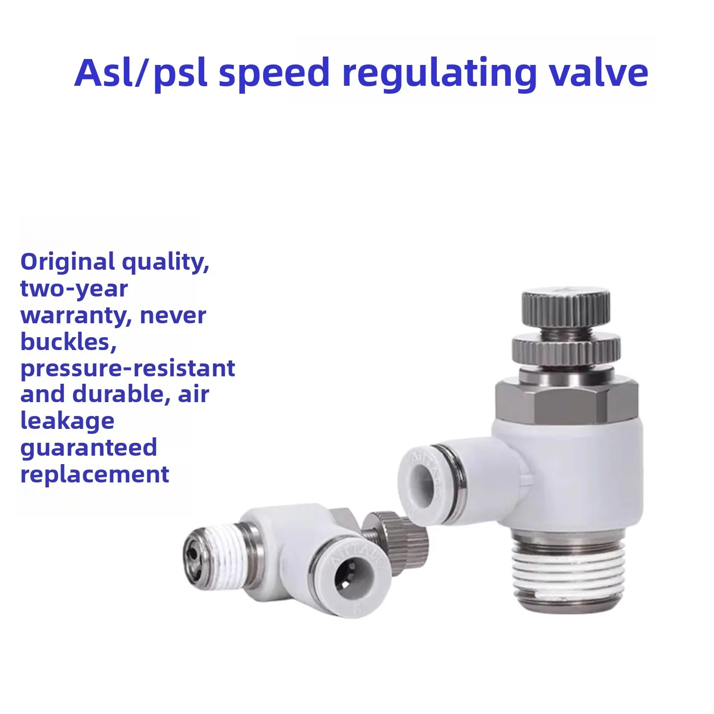 Airtac ATC Pneumatic Speed Control Joint Throttle ASL4/6/8/10/12-M5/01/02/03/04 High Quality Precise Flow Control