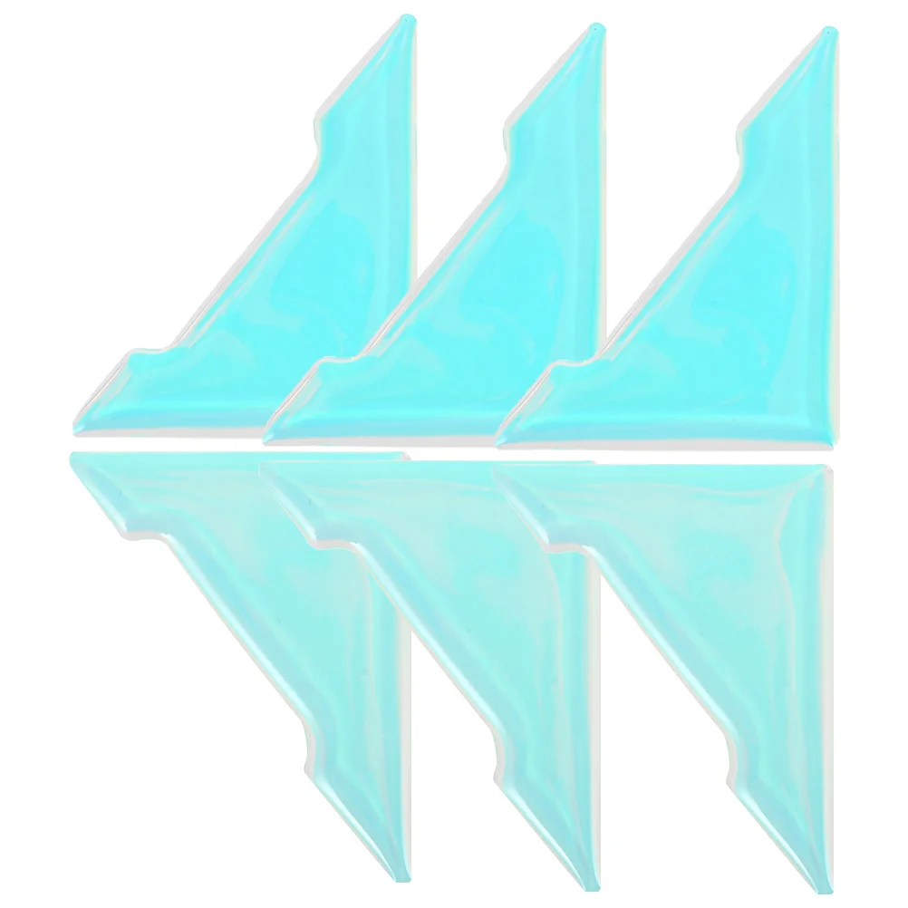 

6Pcs Car Door Edge Guards Night Visibility Glow in Dark Stickers Durable Pet Material Stylish Protection Door Edge Guards