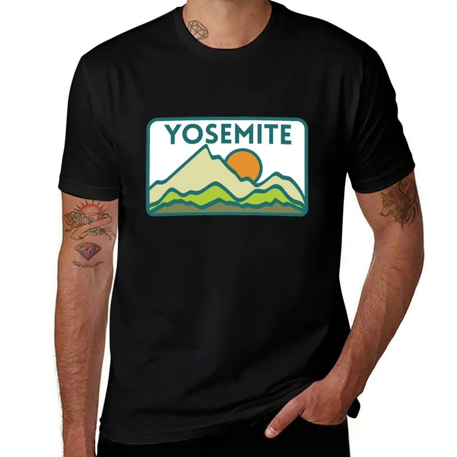 

Yosemite National State Park T-Shirt Sticker T-Shirt luxury designer oversized graphic tee anime shirt fitted t shirts for men