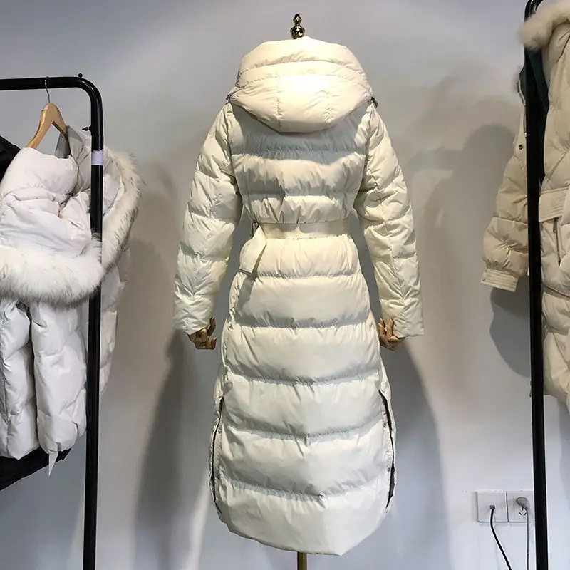 2026 Winter New Women's Down Jacket Commuting Hooded Windproof Slim Fit Down Jacket