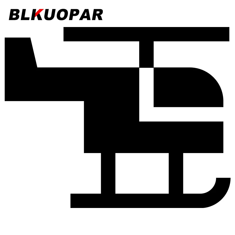 

BLKUOPAR For Helicopter Car Stickers Fashionable Helmet Decals Vinyl Car Wrap Campervan Waterproof Snowboard Scratch-Proof