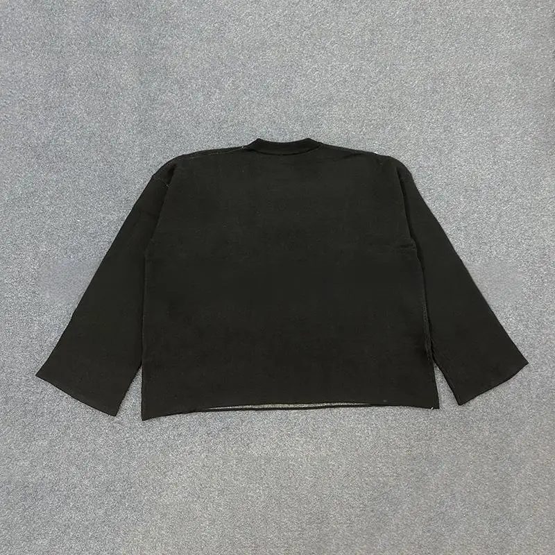 2025 autumn and winter street style loose pullover sweater, casual and warm letter knitted sweater, men's and women's tops