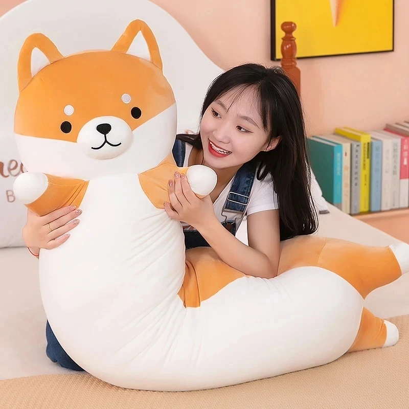 Adorable Peluche de Perro Shiba Inu de 130 cm, Almohada de Peluche Suave, Cojín de Animal de Peluche Corgi Chai, Regalo Kawaii para Cumpleaños o San Valentín - AliExprs 26