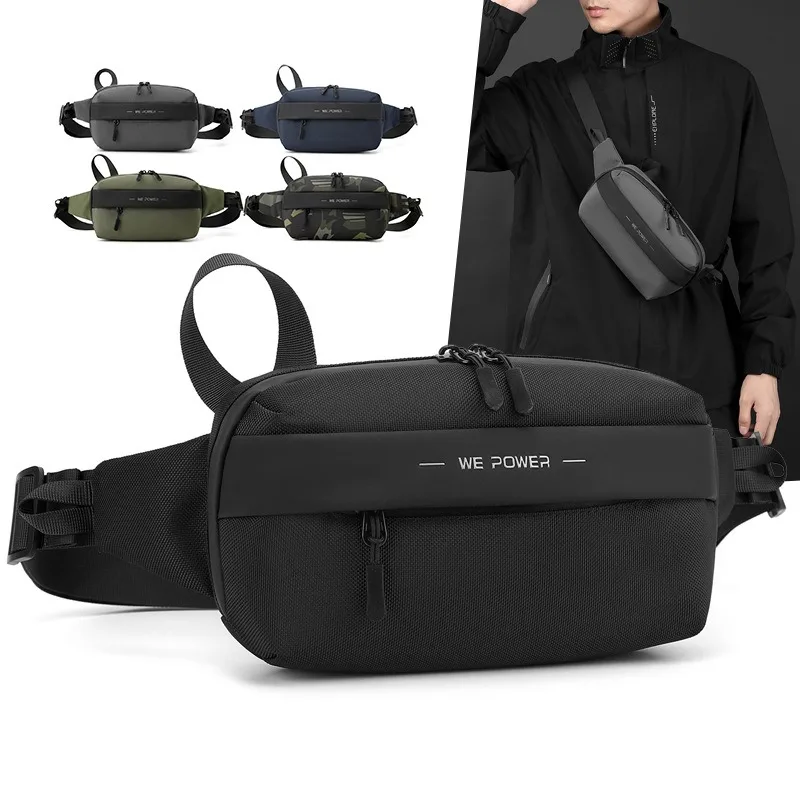 

WEPOWER Новая мужская модная сумка через плечо, поясная сумка для путешествий на открытом воздухе, простая спортивная сумка через плечо, маленькая сумка через плечо