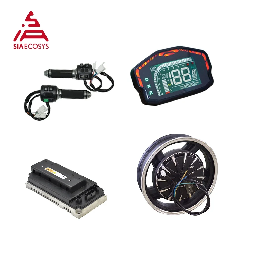 

QSMOTOR 16inch 3000W 72V 80kph Hub Motor with EM150SP Controller and kits for E-Motorcycle