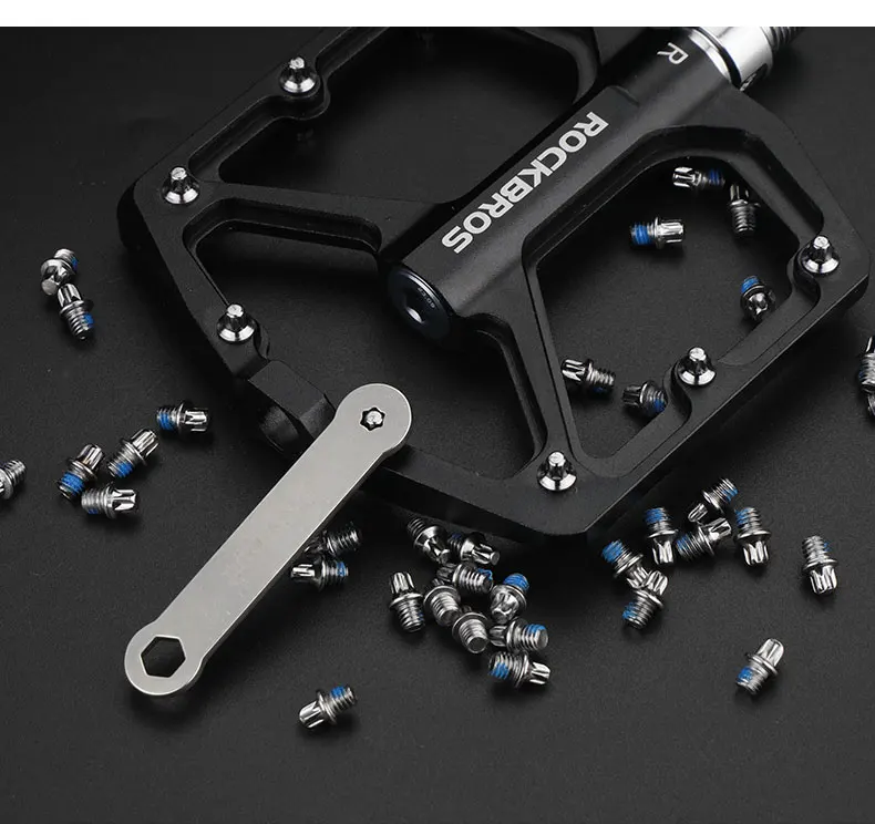Fahrradpedal-Spikes, 25 Stück, Anti-Überspringen, Stahlbolzen, M4, Gewindeschrauben, Stiftnägel für Fahrradpedale, Fahrradzubehör – Detail 13