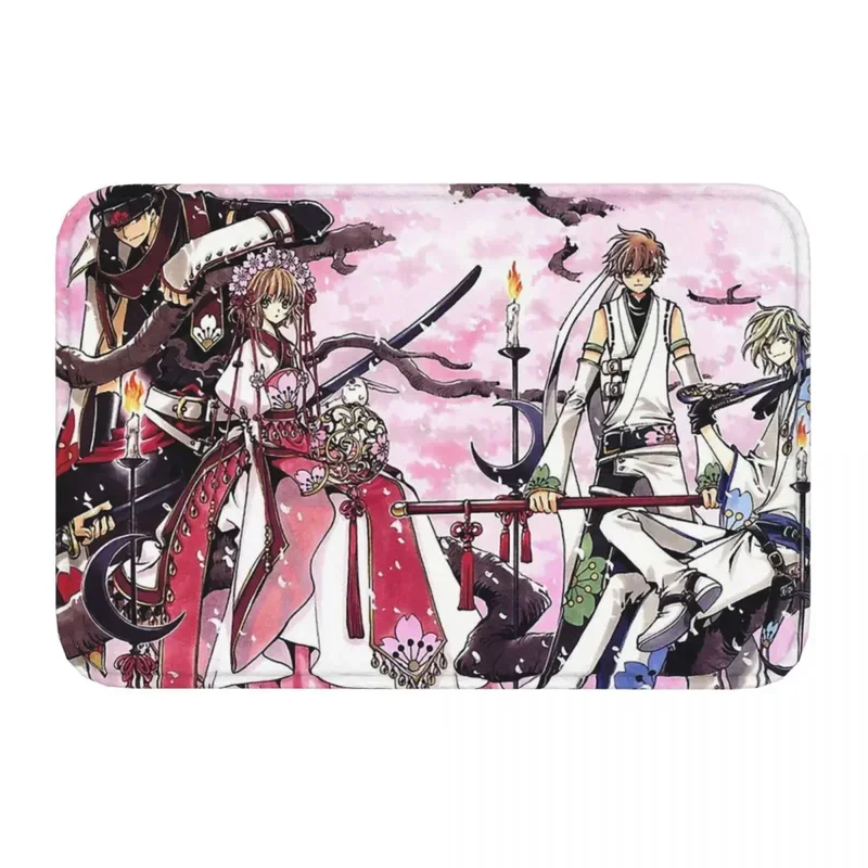 

PO01 Anti-Slip Rug Doormat Kitchen Mat Xxxholic CLAMP Balcony Carpet Home Decor）4（v #