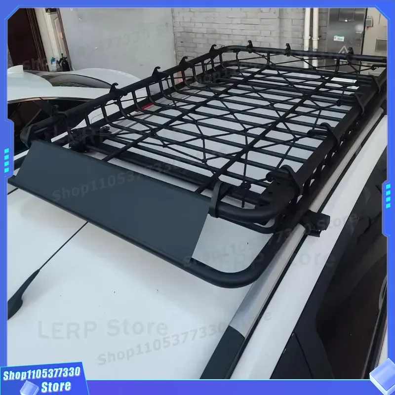 Universal Steel Car Roof Rack for SUV Off Road Cargo Basket Mount 100kg Capacity Auto Parts Heavy Duty Luggage Carrier System
