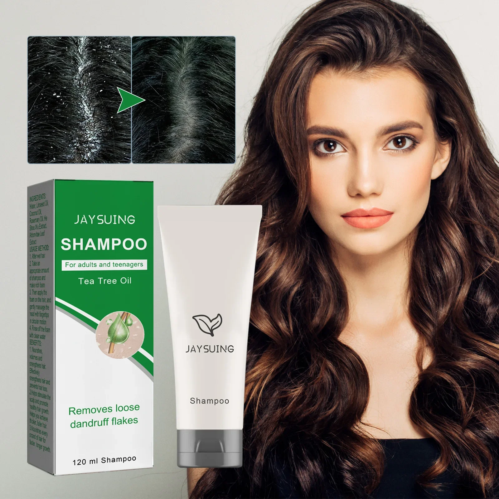 Shampoo deeply cleanses the scalp relieves dandruff relieves itching dense hair moisturizes softens fluffy and fluffy hair