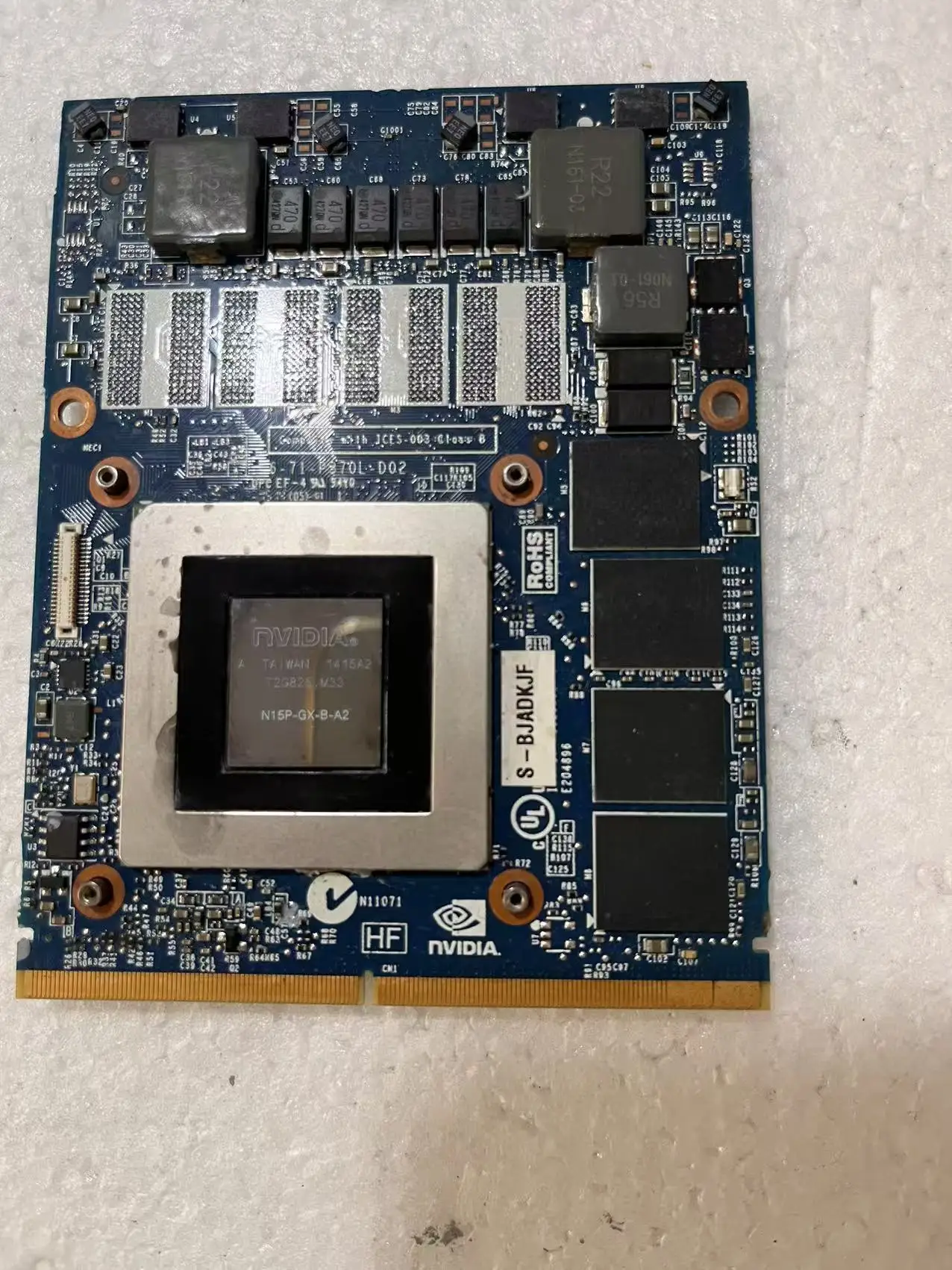 MXM GTX860M 2GB GPU Card For  A1312  M6800 M6700   8770W