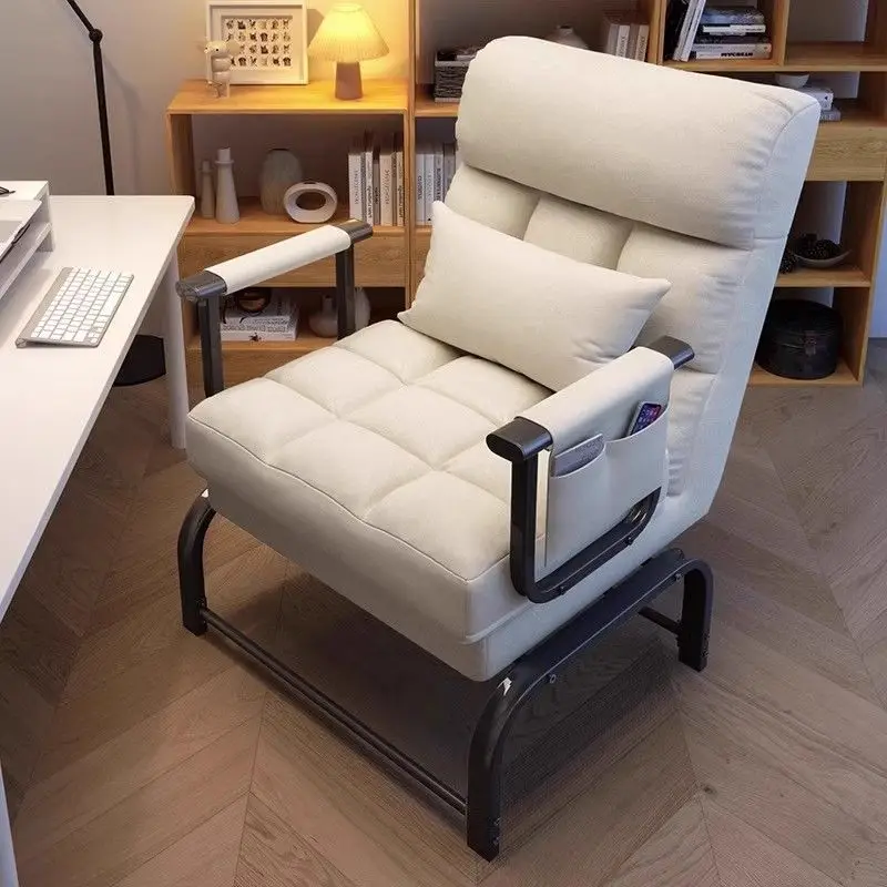 

Folding Office Recliner Nap Bed Reclining Can Sit Dual-purpose Chair Rental House Single Backrest Sofa Chair Nap Seat