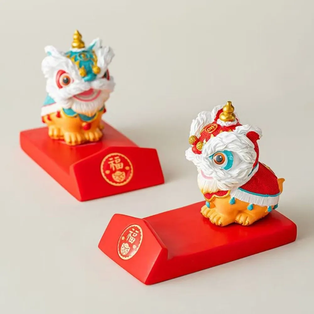 

Resin Lion Dance Ornaments Lion Dance Year of The Horse 2026 Horse Year Figurines Chinese Style Festival Decorative