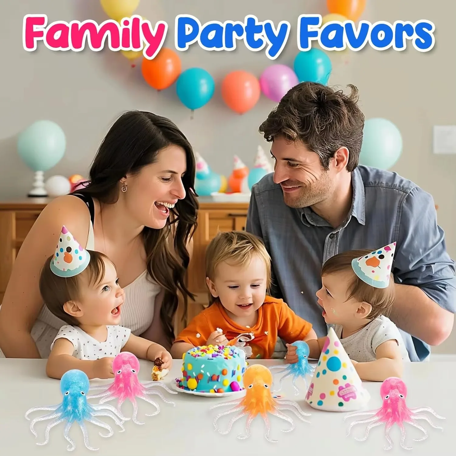 タコ ストレスボール 子供 大人用 スクイーズボール 感覚そわそわおもちゃ スクイーズおもちゃ 教室賞品 幼児用パーティー記念品