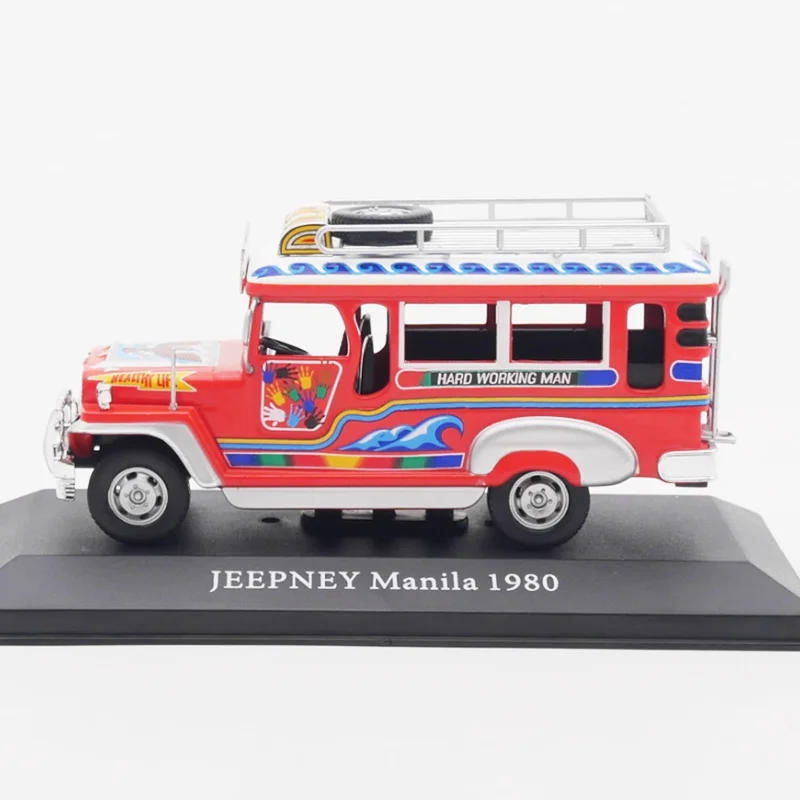 IXO Diecast 1:43 Skala Model Auta Taxi Manila 1980 Wykonany ze Stopu Metalu Gotowy Produkt Symulacja Zabawka Kolekcjonerska Prezent Statyczny Model Wystawowy