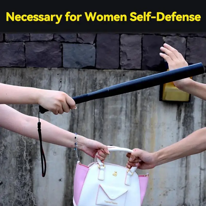 41CM Multifunctional Baseball Bat Shape Flashlight High Hardness All Metal Flashlight Car Mounted Outdoor 500M Irradiation