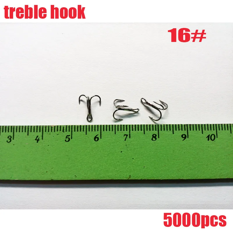 

2022 hot fish hooks treble hooks high sharp hook small hooks sharp hook size: 16# quantily:5000pcs