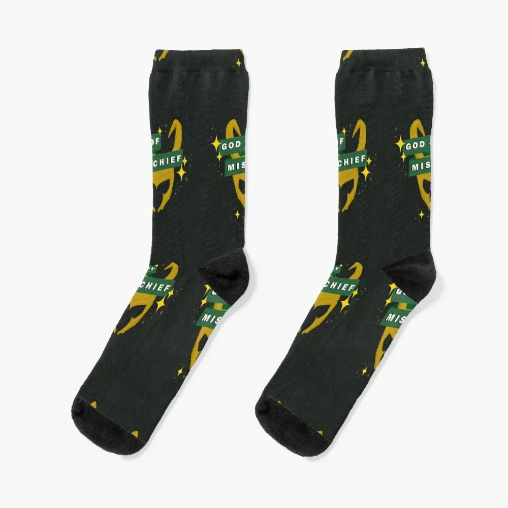 

God of mischief Socks happy custom sports Socks For Girls Men's