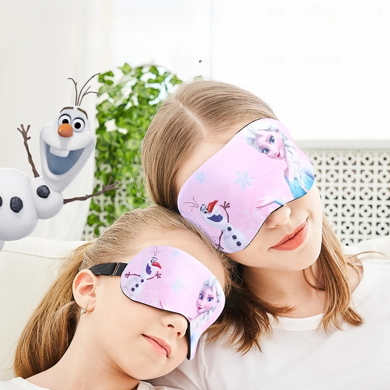 Disney Children's Eye Mask Parent-Child Sleeping Eye Mask Ice Silk Nap Eye Mask Baby Shading Eye Mask Adult Eye Mask