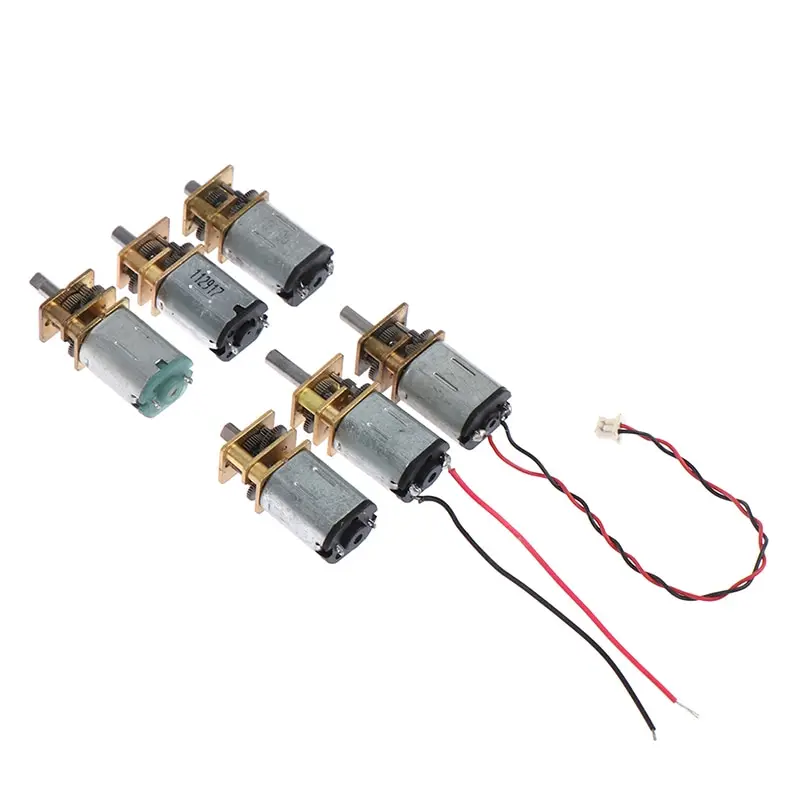 DIY Toy Accessories 40/60/28/150/300/110 RPM Micro N20 Gear Motor Slow Speed Metal Gearbox Reducer Electric Motor