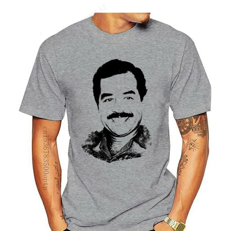 New Saddam Hussein Irak Iraq Bagdad T-Shirt Tutte le Taglie Nuovo