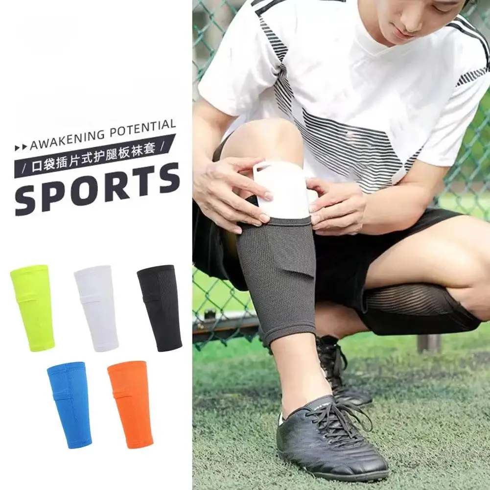 

Soft Breathable Nylon Football Shin Holder Instep Socks Socks Football Shinguards Teens Guards Legging Pads Shin Sleeves Sh K3Q8