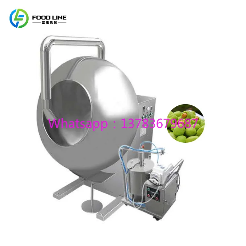 

Customized Caramelized Nuts Coating Machine Chocolate Depositing Production Line Chocolate Dipping Machine