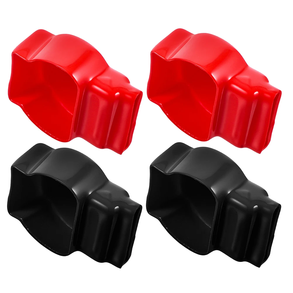 

4pcs Terminal Insulation Caps Car Protector Protective Sleeve Universal Marine Insulator Cover Weather for Auto