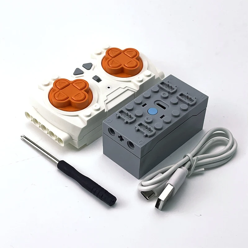 MOC Technical Parts Power Functions Remote Control Servo Motor Compatible 88003 88004  8882 8883  Car Blocks Power Up