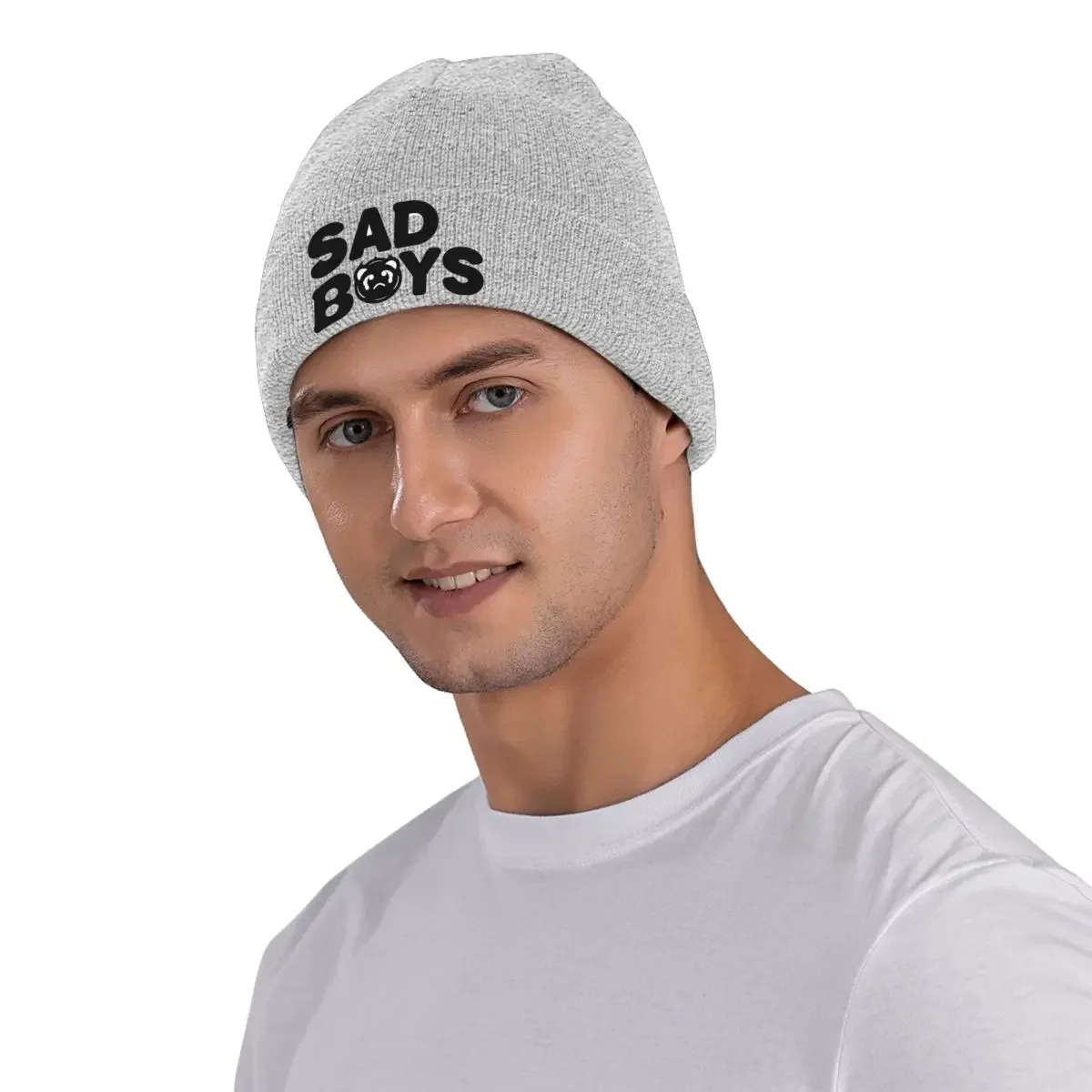 Junior H Merch Sad Boyz Bonnet Hats Knit Hat Men Women Trendy Head Wrap Beanie Hats Autumn Gym Design Cap