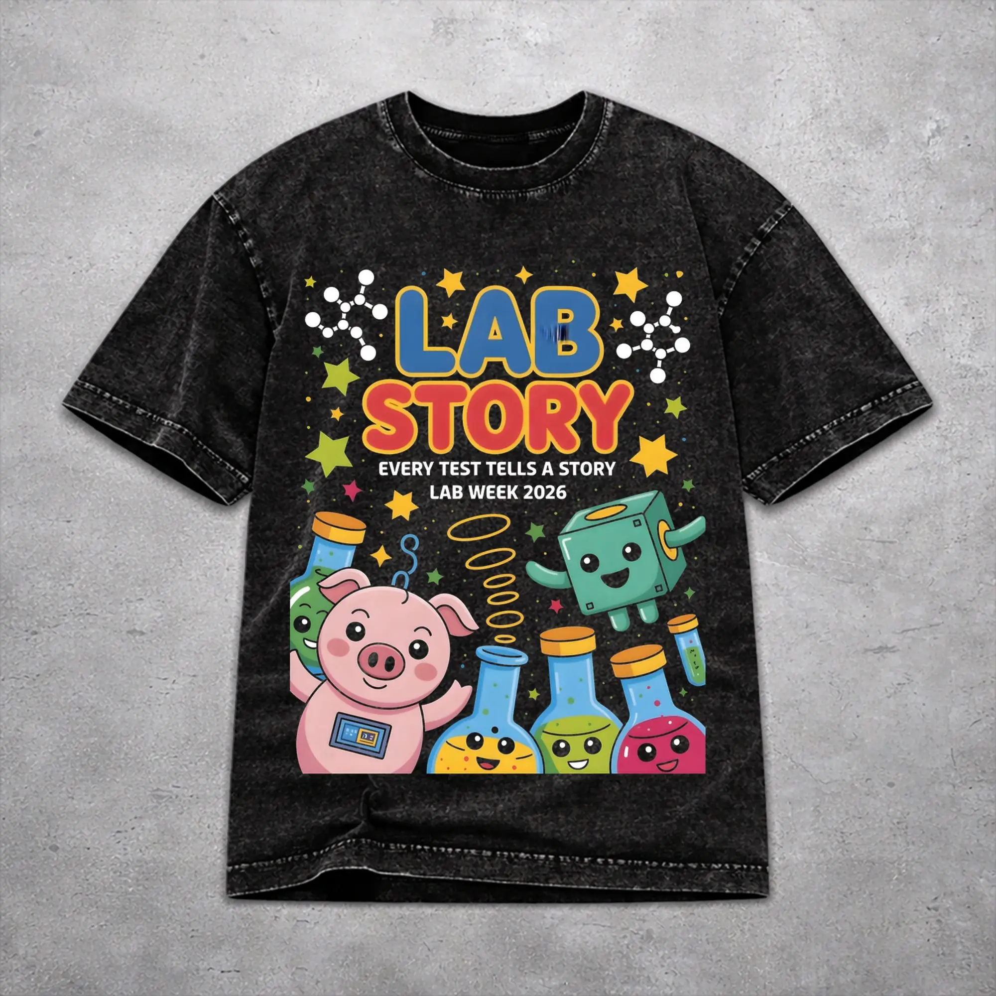 Fashion Women Men Lab Crew Lab Week 2026  Tee Shirt Oversize Washed  T Shirts Outfits