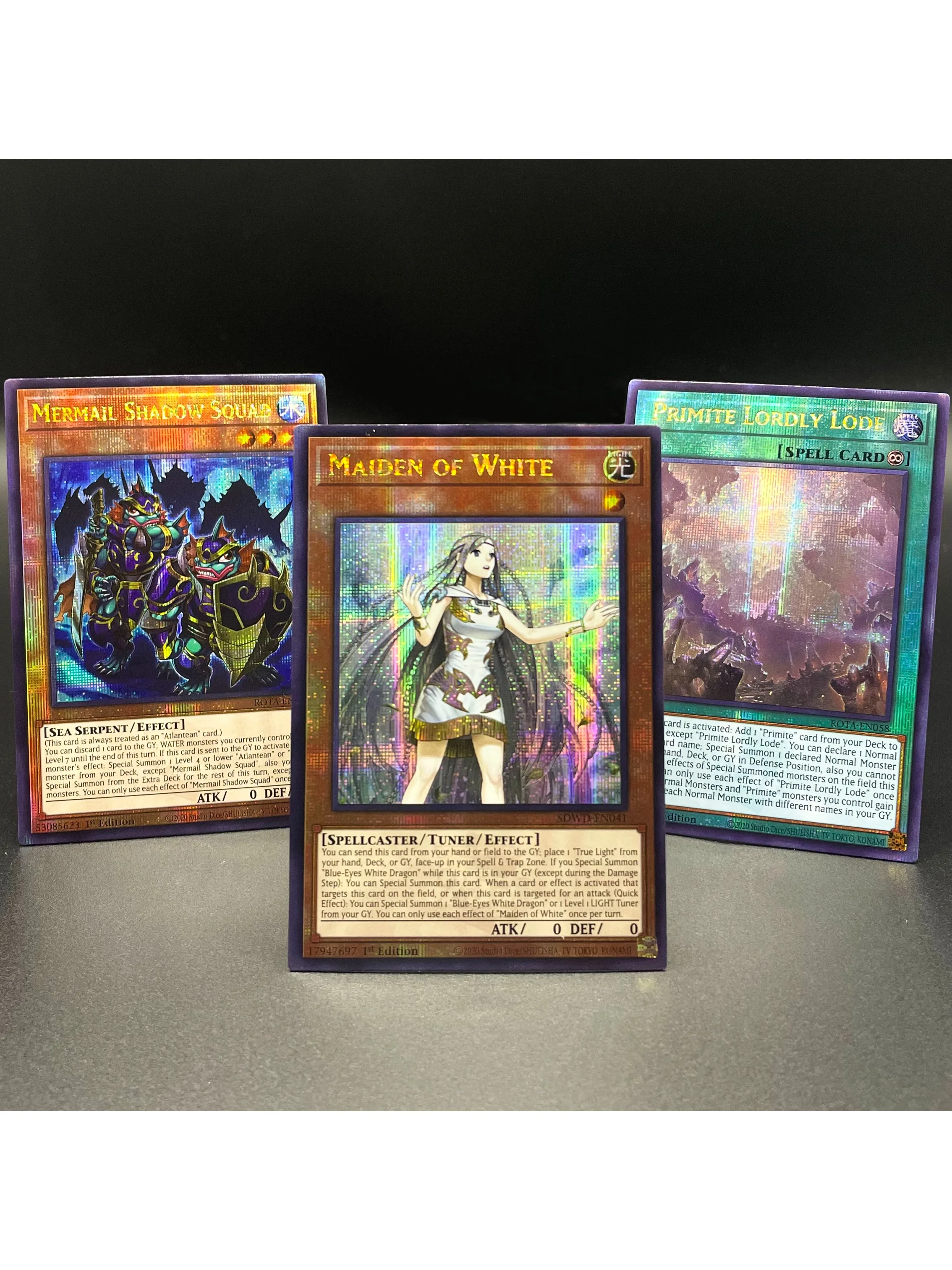 Yu-Gi-Oh! QCSCR Collection bricolage cartes proxy jeune fille de blanc Primite Lordly Lode carte de Collection Non originale