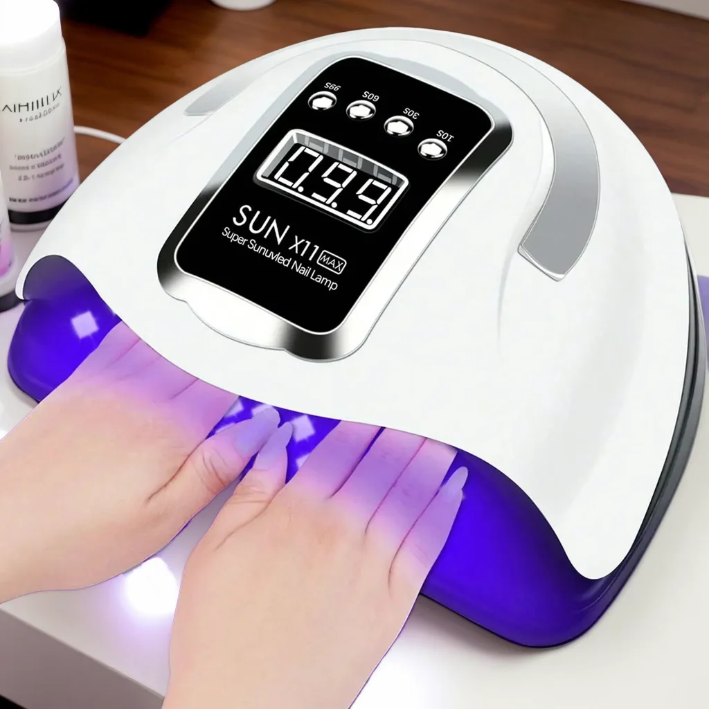 

66LEDS Professional Nail Drying Lamp for Manicure Nails Gel Polish Drying Machine with Auto Sensor UV LED Nail Lamp