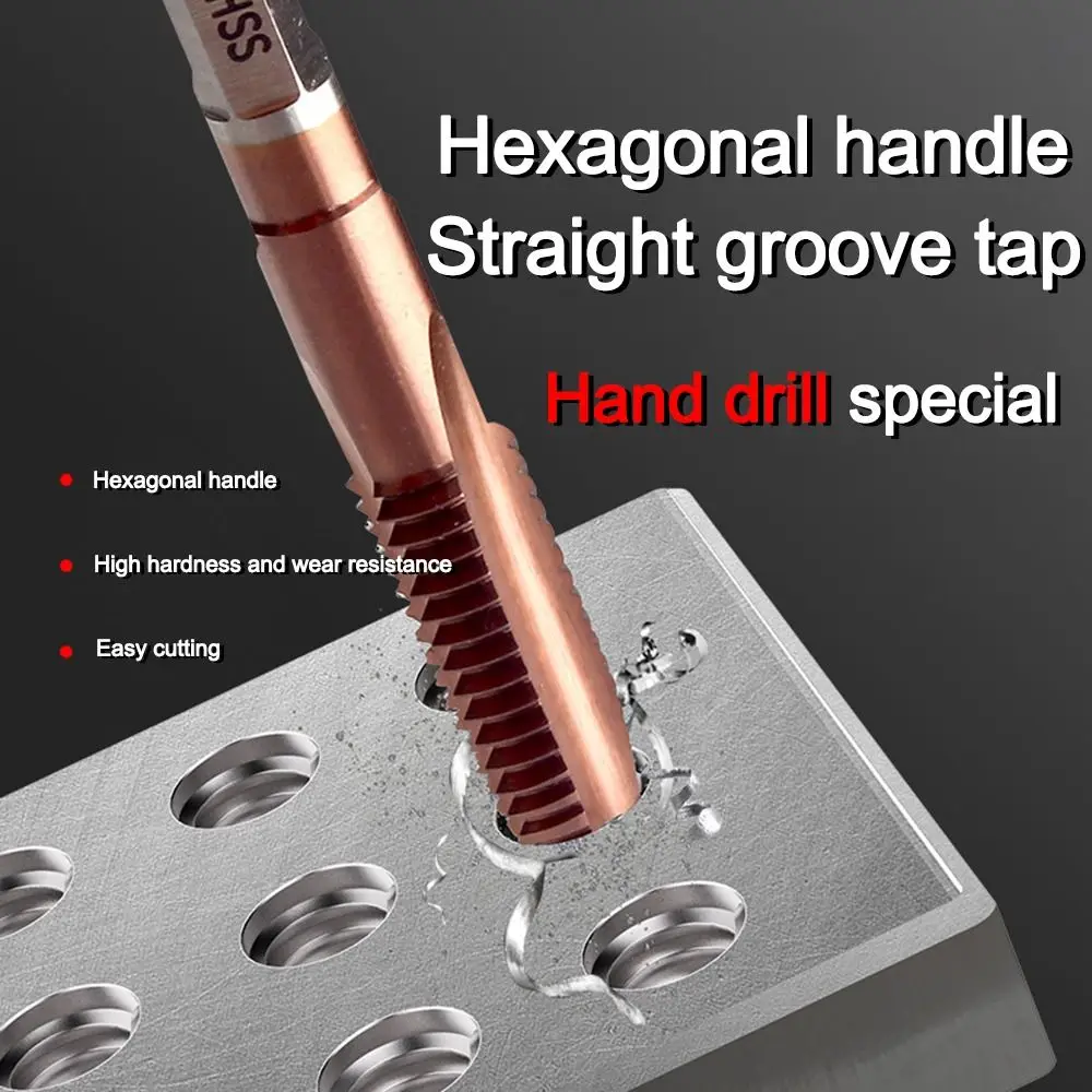 

Wear-resistant Hex Screw Extractors Alloy Steel Hexagon shank Broken Screw Extractor Power Tools Damaged Bolt Remover