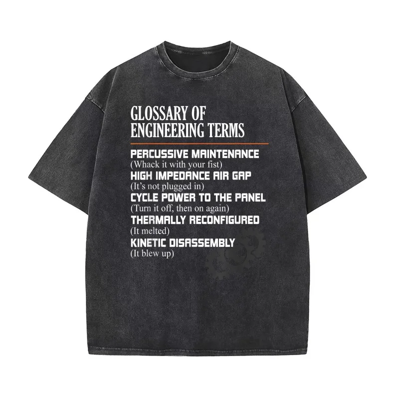 Glosarium Istilah Teknik Kaus Definisi Insinyur Lucu Kaus Pria Pakaian Pria Lengan Pendek Fashion