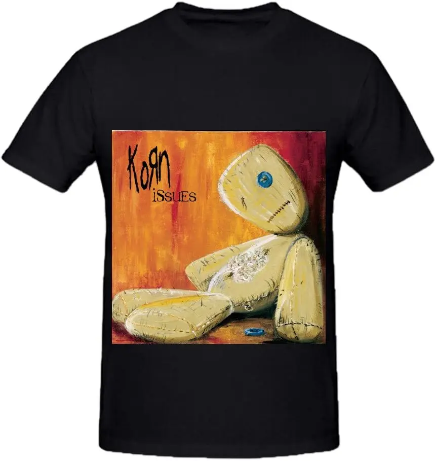 Korn Issues Pop Album Cover Men Crew Music Tees High Quality 100%Cotton Short Sleeve