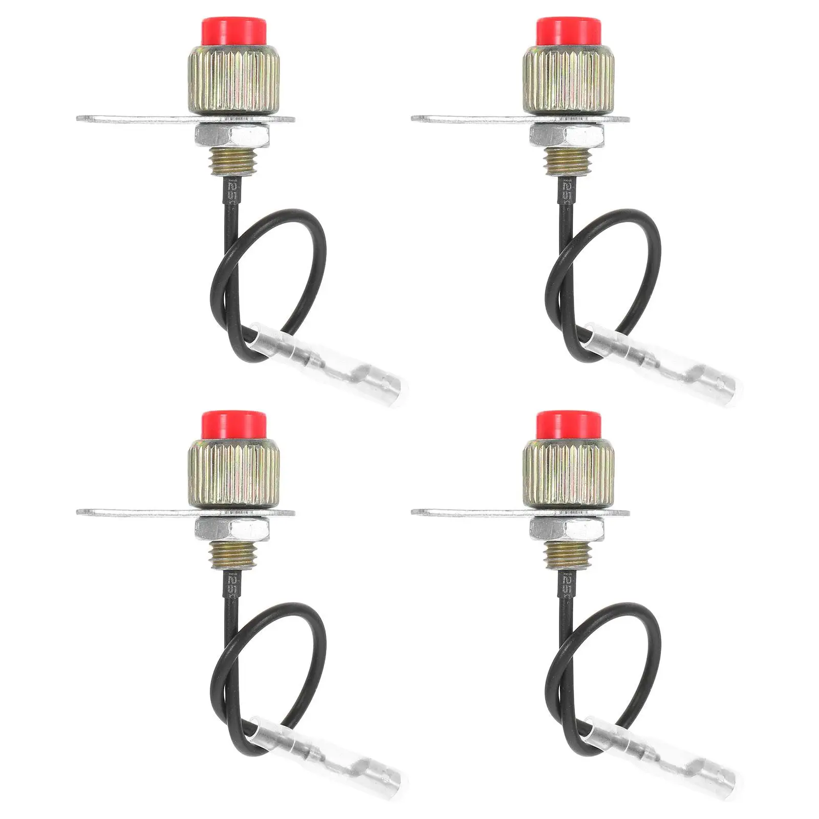 4 Pcs GX35 Lawn Mower Stop Switch Protective On Off Garden Trimmer Parts Replacement Power Control Easy Install Maintenance